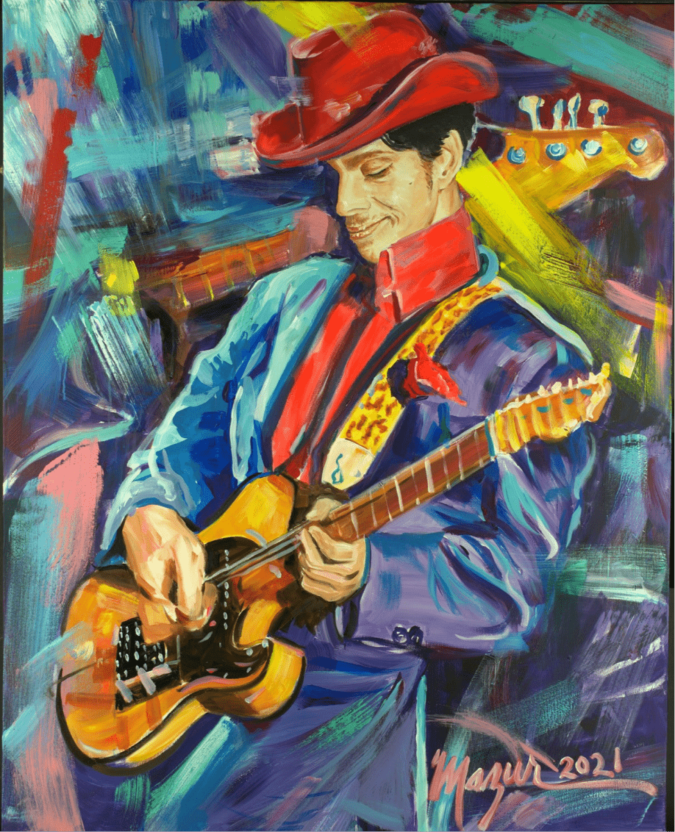 Prince Tribute by Ruby Mazur - Retroactv Merch Inc.