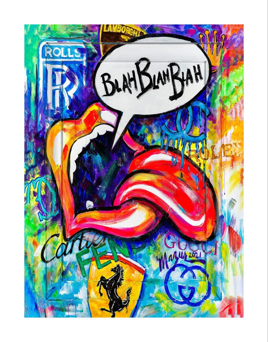 Blah Blah Blah by Ruby Mazur - Retroactv Merch Inc.