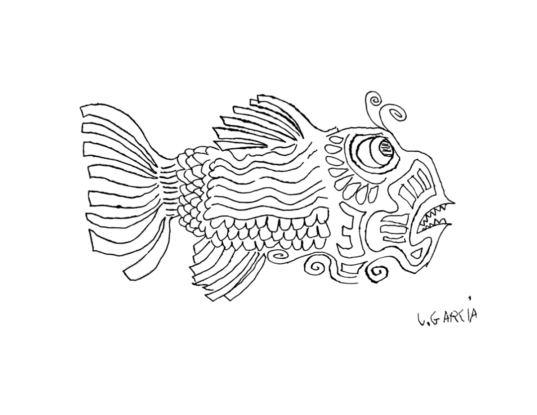 Fish - Jerry Garcia - Studio Series - Retroactv Merch Inc.