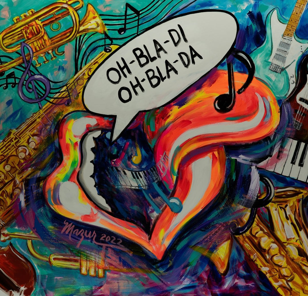 Oh Bla Di by Ruby Mazur - Retroactv Merch Inc.