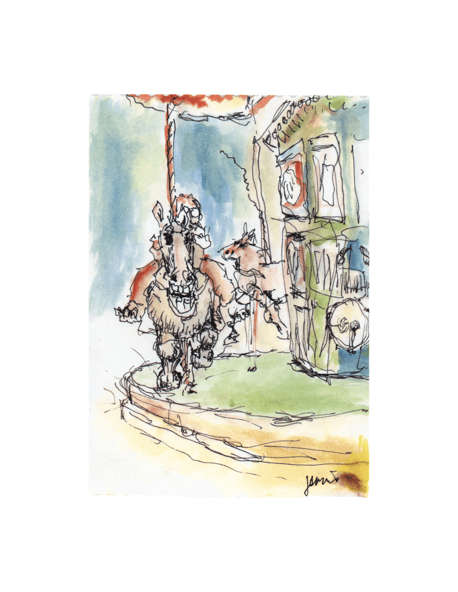Paris carousel - Jerry Garcia - Studio Series - Retroactv Merch Inc.
