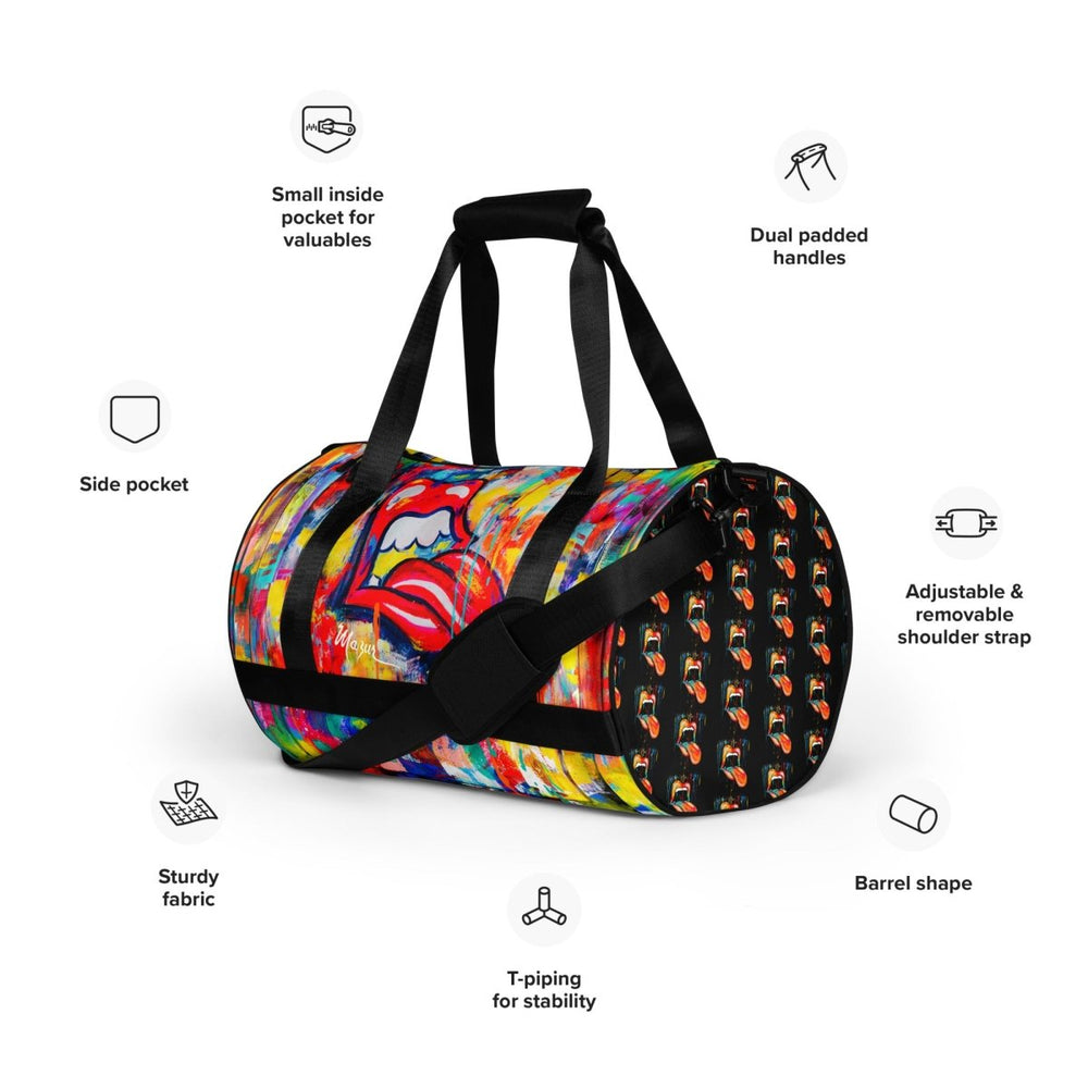 M&T All - over print gym bag - Retroactv Merch Inc.