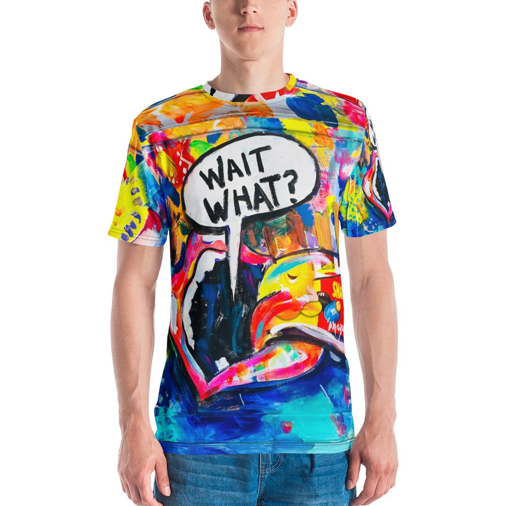 "Wait What?" Men's T-Shirt - Retroactv Merch Inc.