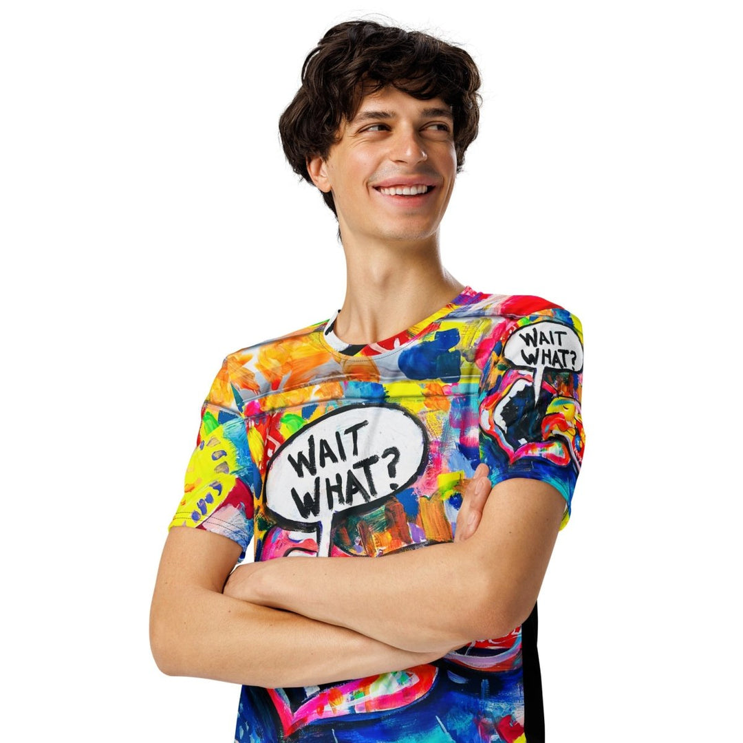"Wait What?" Men's T-Shirt - Retroactv Merch Inc.