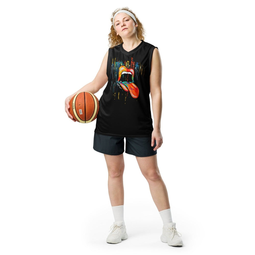 Recycled unisex basketball jersey - Retroactv Merch Inc.