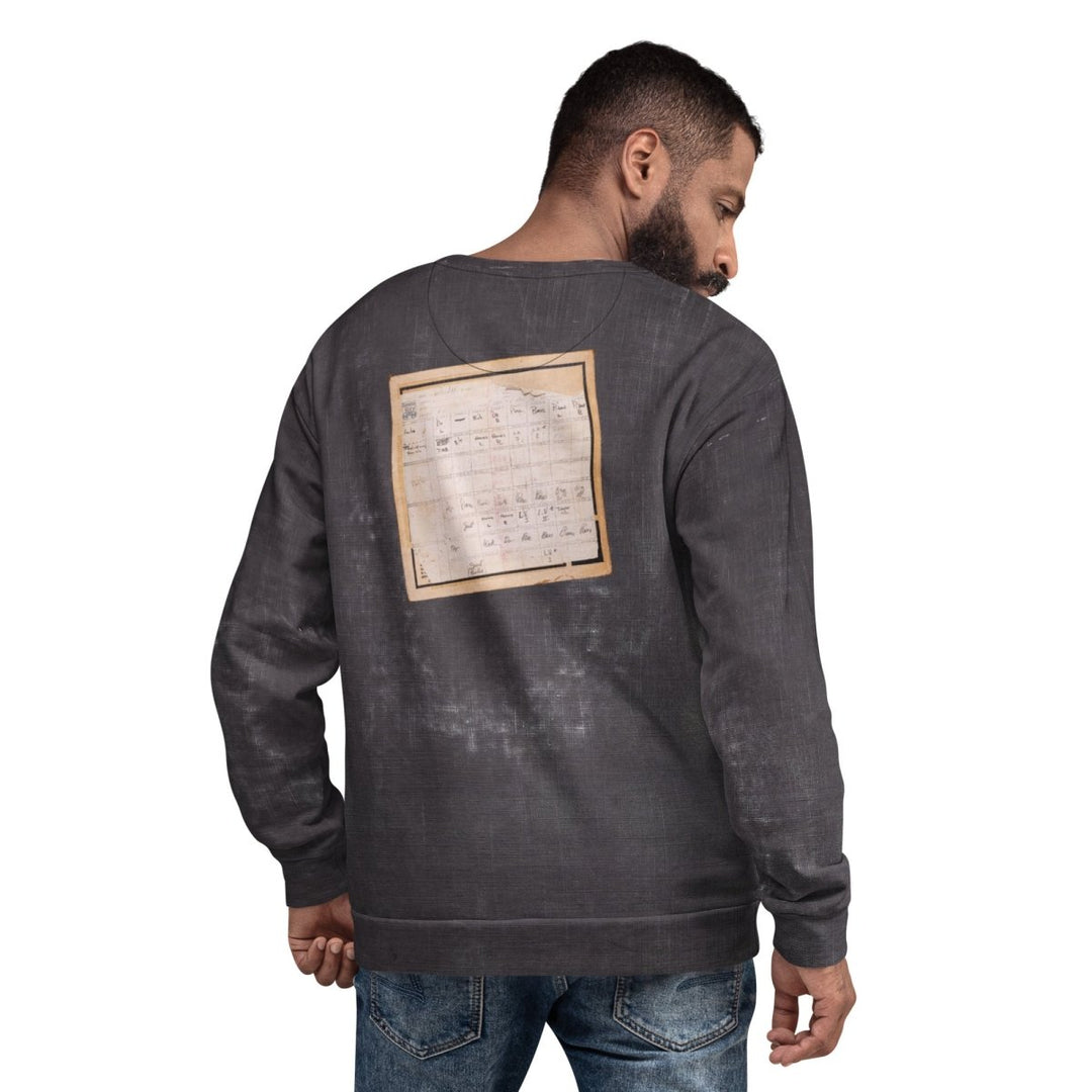 Sound City Track Sheet Unisex Sweatshirt - Retroactv Merch Inc.