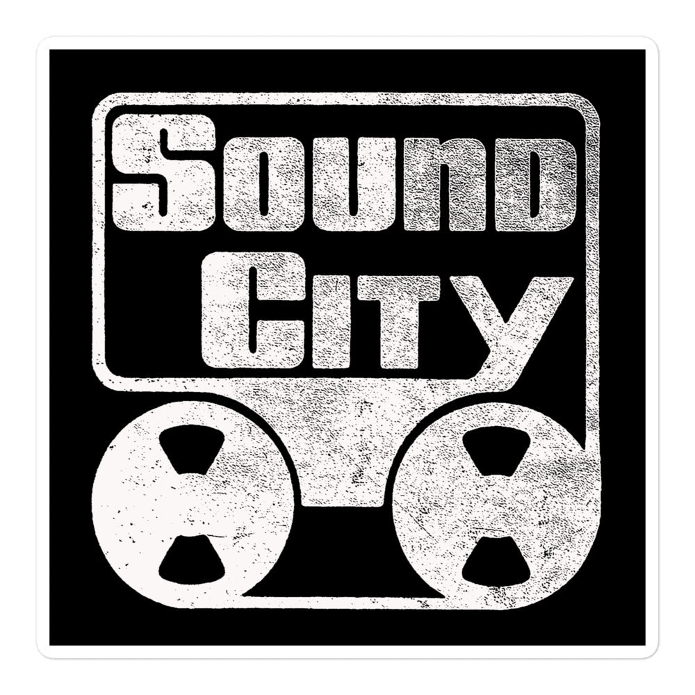 Sound City Bubble - free sticker - Retroactv Merch Inc.