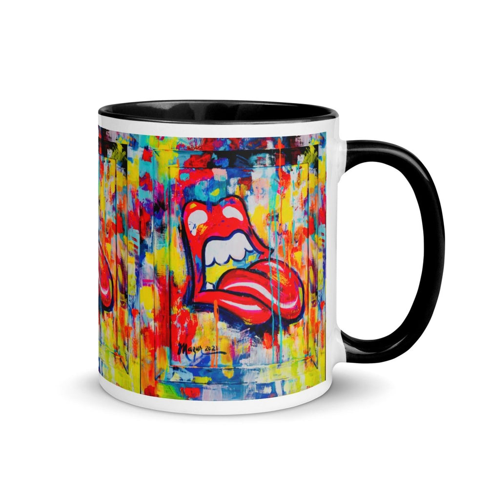 High Volume M&T Mug with Color Inside by Ruby Mazur - Retroactv Merch Inc.