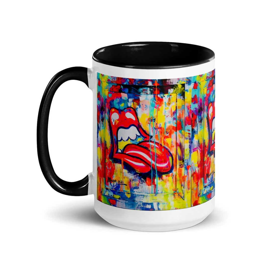 High Volume M&T Mug with Color Inside by Ruby Mazur - Retroactv Merch Inc.