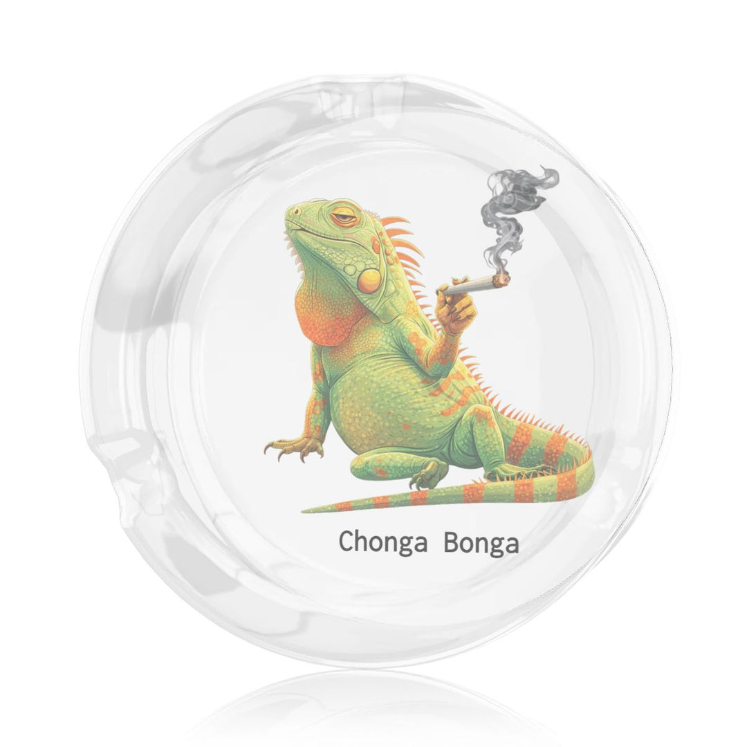 Big Steve Chonga Bonga Round Glass Ashtray - Retroactv Merch Inc.