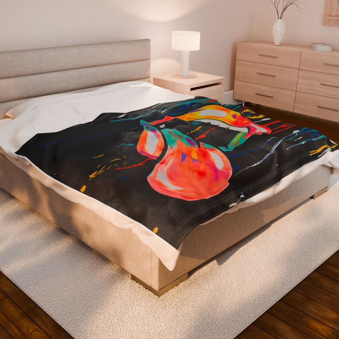 Ruby Mazur Mouth & Tongue Plush Blanket (2 sizes) - Retroactv Merch Inc.