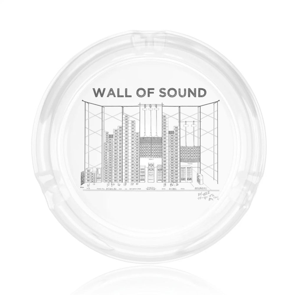 Big Steve Wall of Sound Round Glass Ashtray - Retroactv Merch Inc.