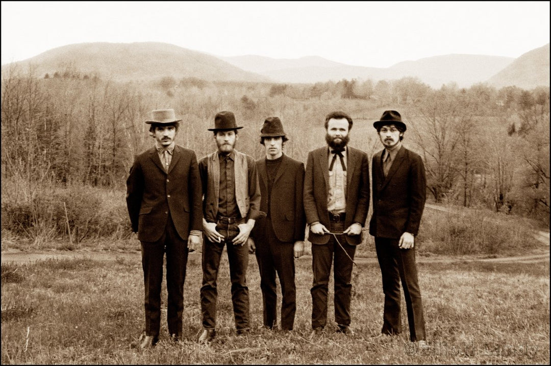 252S – The Band, “Music from Big Pink” album (Sepia) - Elliott Landy - Retroactv Merch Inc.