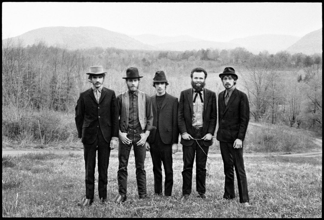 252 – The Band, “Music from Big Pink” album (BW) - Elliott Landy - Retroactv Merch Inc.