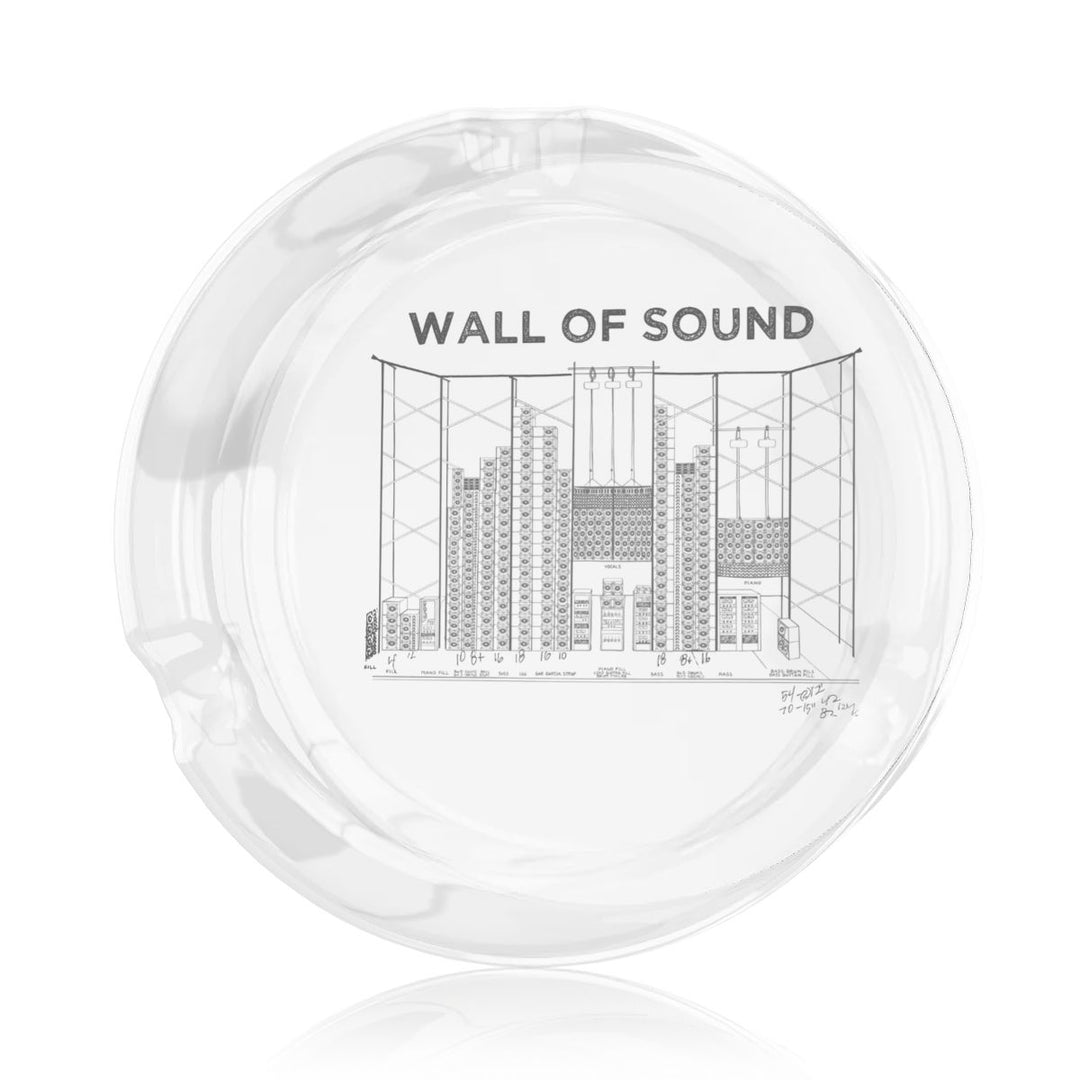 Big Steve Wall of Sound Round Glass Ashtray - Retroactv Merch Inc.