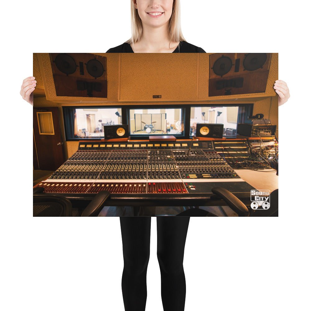 Sound City Studio A Control Room Poster - Retroactv Merch Inc.