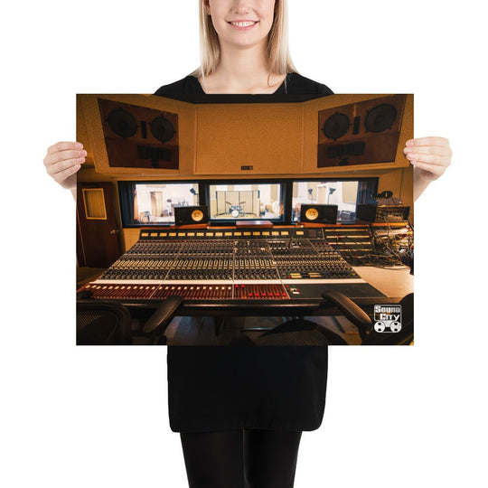Sound City Studio A Control Room Poster - Retroactv Merch Inc.