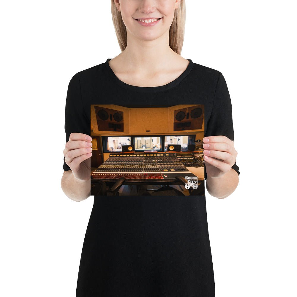 Sound City Studio A Control Room Poster - Retroactv Merch Inc.