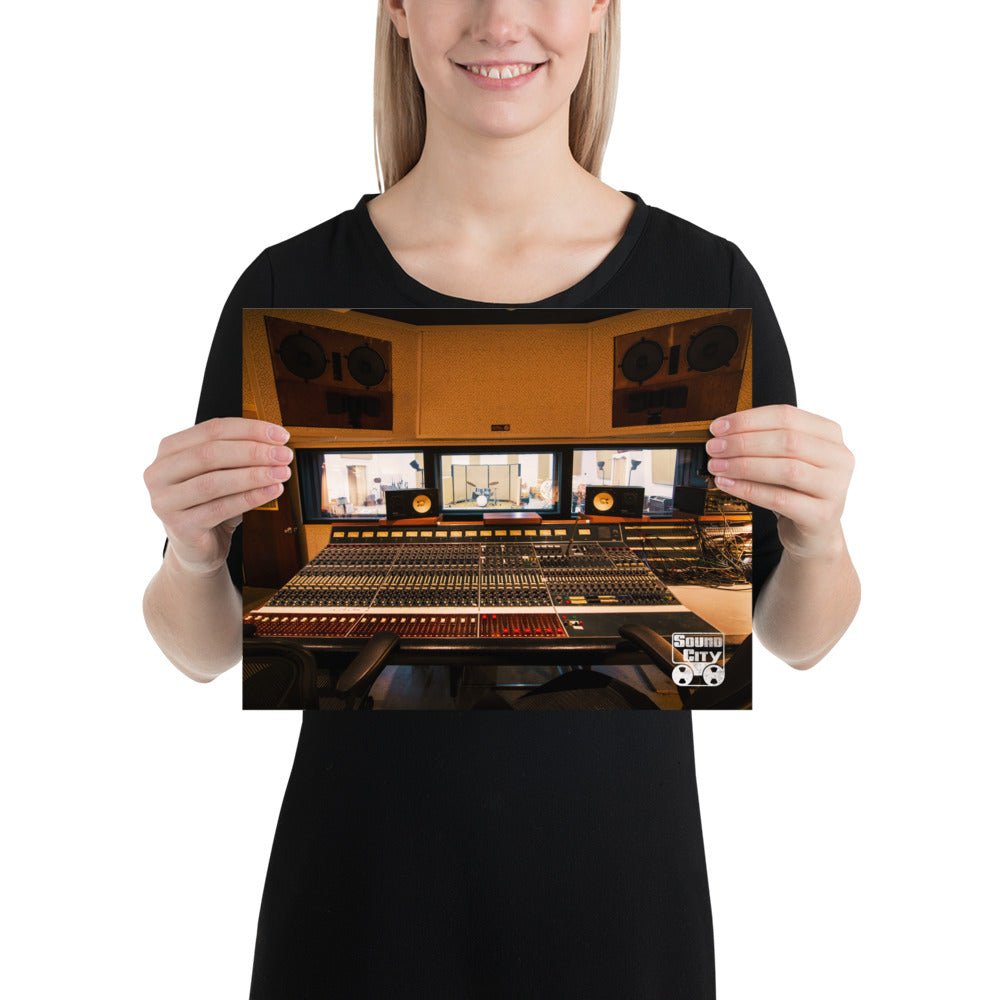 Sound City Studio A Control Room Poster - Retroactv Merch Inc.