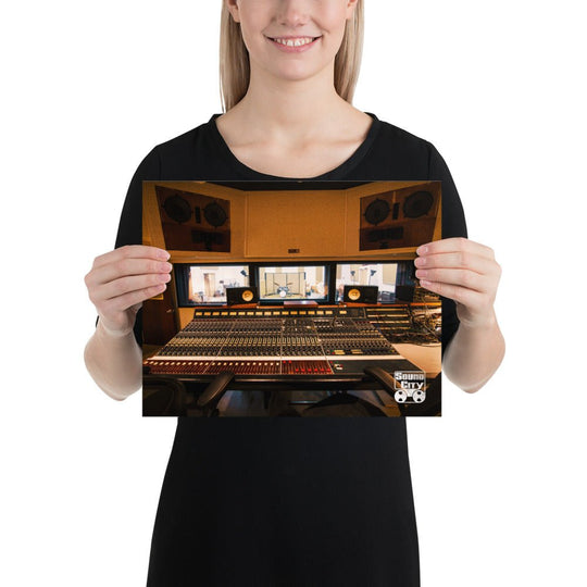 Sound City Studio A Control Room Poster - Retroactv Merch Inc.