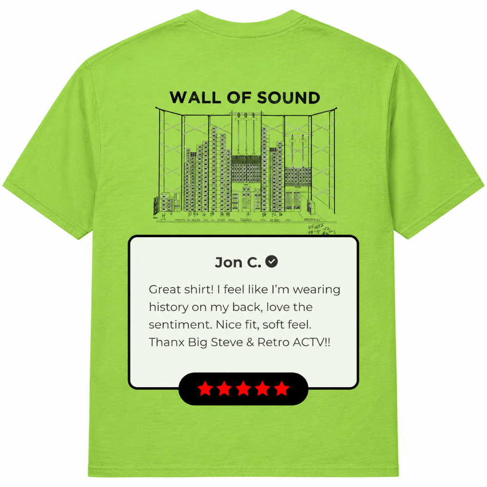 Big Steve Wall of Sound Unisex classic tee - Retroactv Merch Inc.