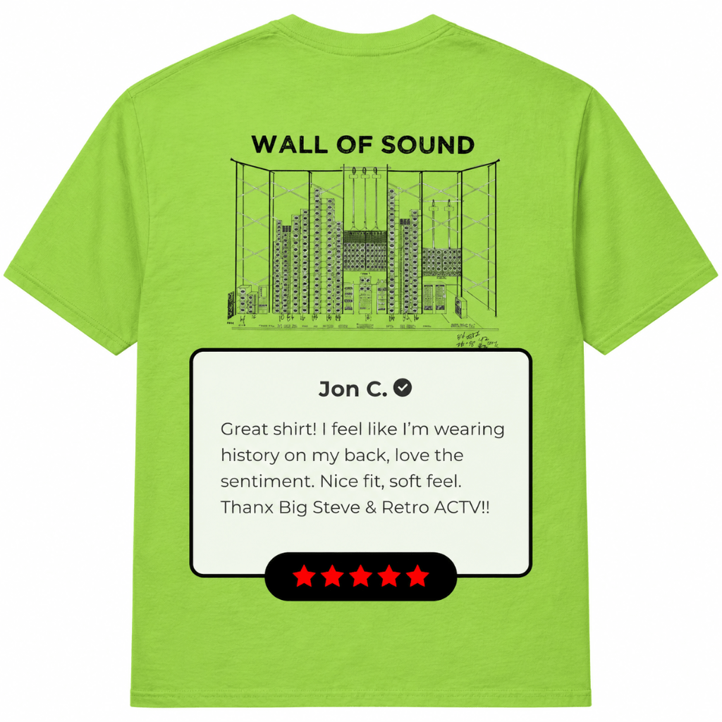 Big Steve Wall of Sound Unisex classic tee - Retroactv Merch Inc.