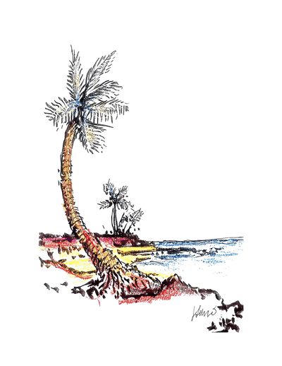 Hawaiian Palms - Jerry Garcia - Studio Series