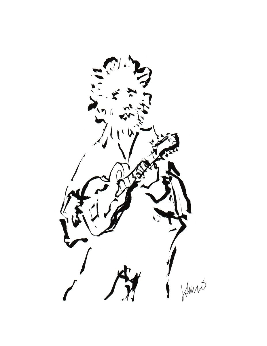 Mandolin Player - Jerry Garcia - Studio Series - Retroactv Merch Inc.