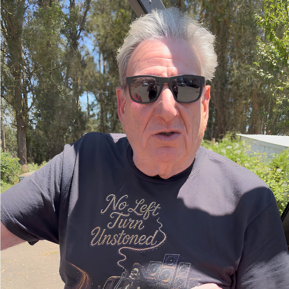 Big Steve "No Left Turn Unstoned" Unisex garment-dyed heavyweight t-shirt