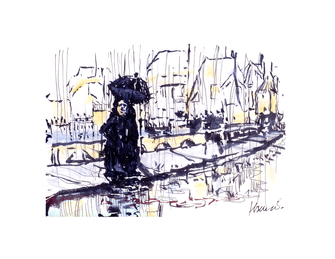 Paris in the rain - Jerry Garcia - Studio Series - Retroactv Merch Inc.