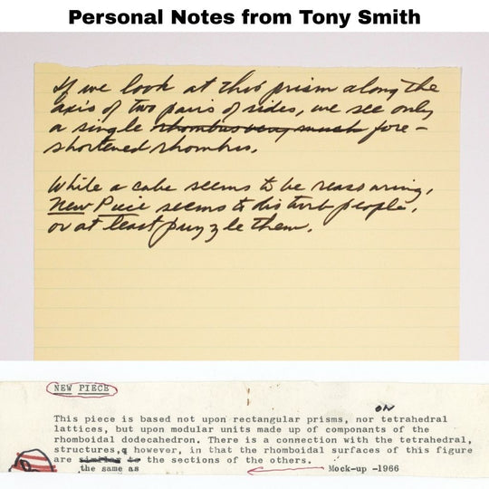 Tony Smith — New Piece ("Artist Proof", 1966)