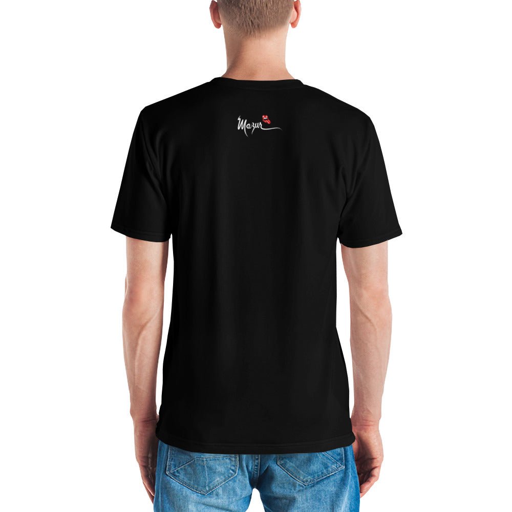 White M&T Men's T-Shirt by Ruby Mazur - Retroactv Merch Inc.