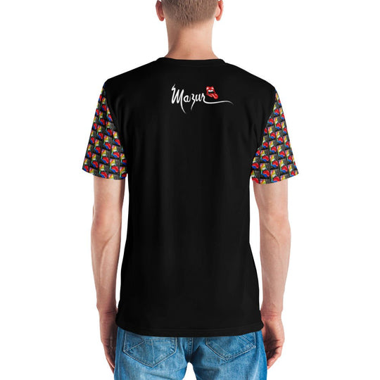 Rainbow Mouth & Tongue Men's T-Shirt by Ruby Mazur - Retroactv Merch Inc.