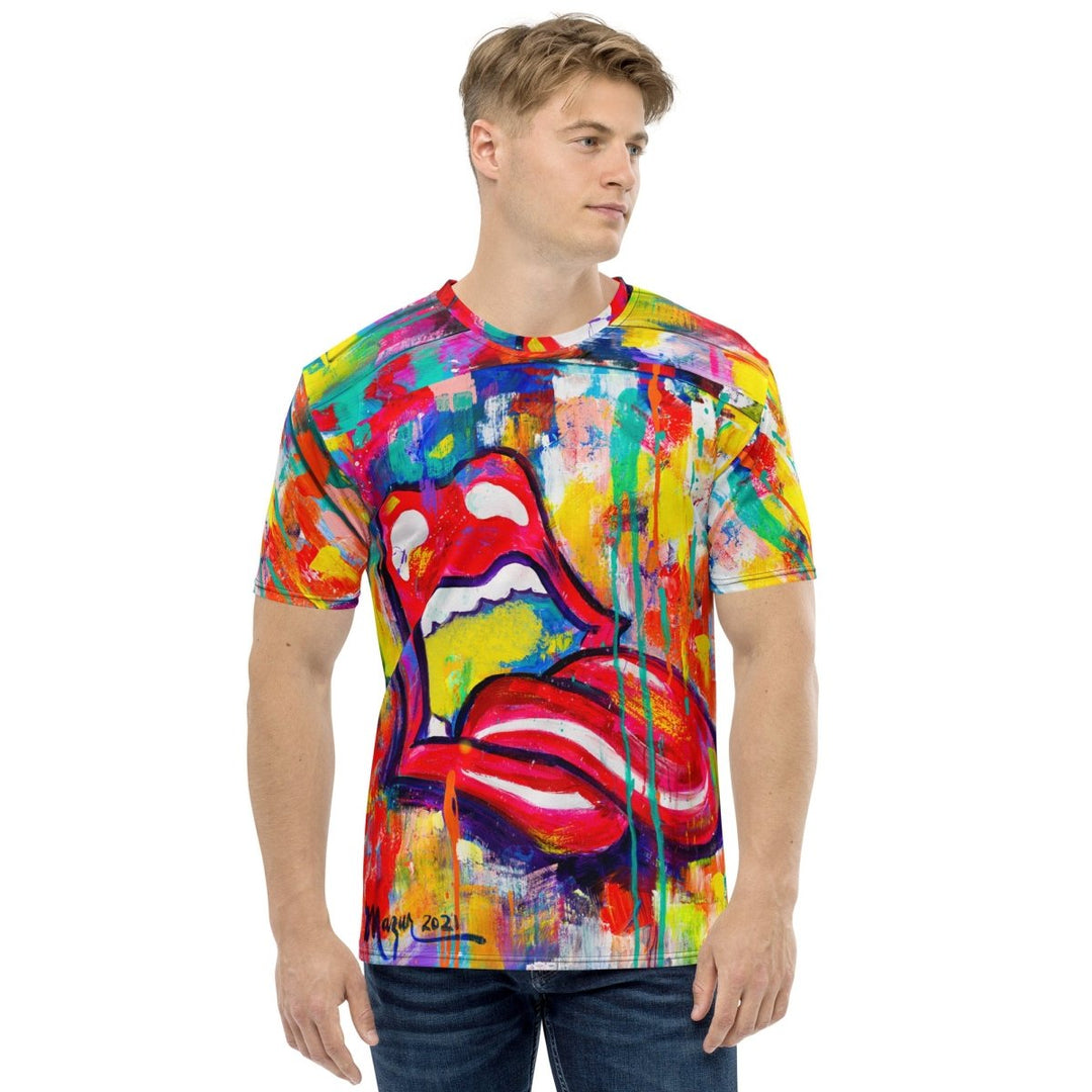 HV M&T Men's T-Shirt by Ruby Mazur - Retroactv Merch Inc.