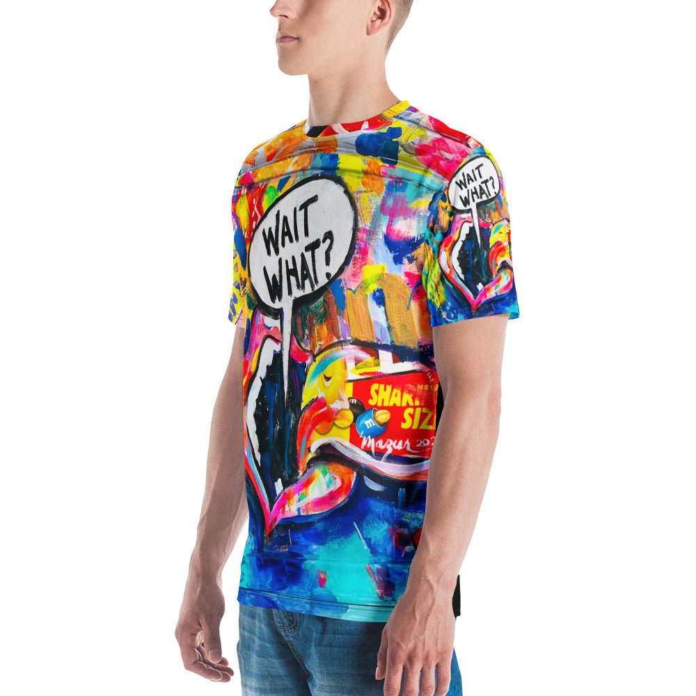 "Wait What?" Men's T-Shirt - Retroactv Merch Inc.