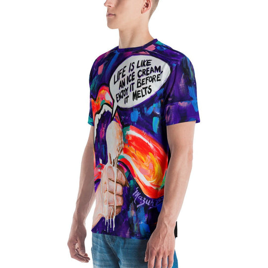 Ice Cream M&T T-Shirt by Ruby Mazur - Retroactv Merch Inc.
