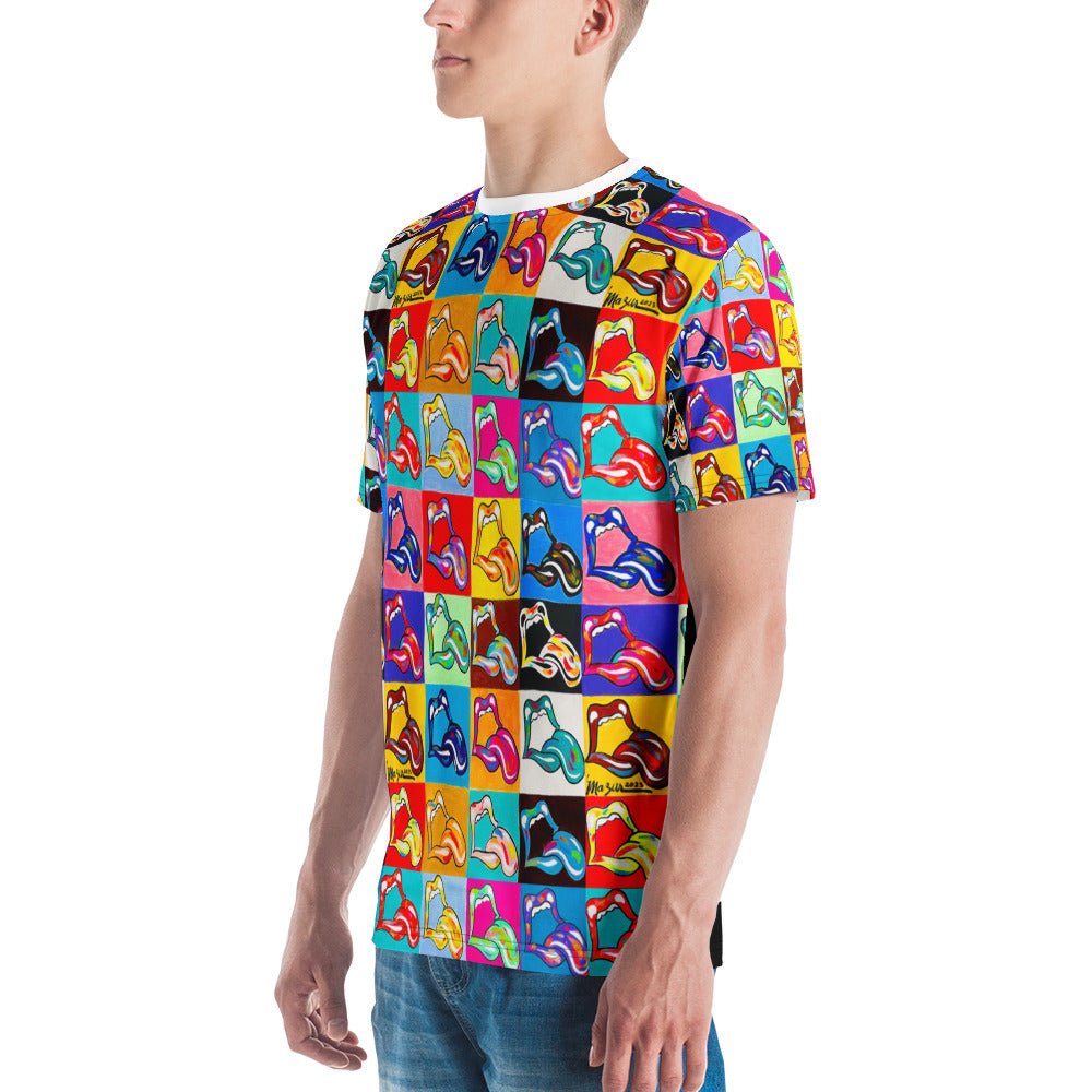 20 Licks Men's T-Shirt by Ruby Mazur - Retroactv Merch Inc.