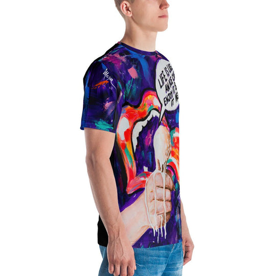 Ice Cream M&T T-Shirt by Ruby Mazur - Retroactv Merch Inc.