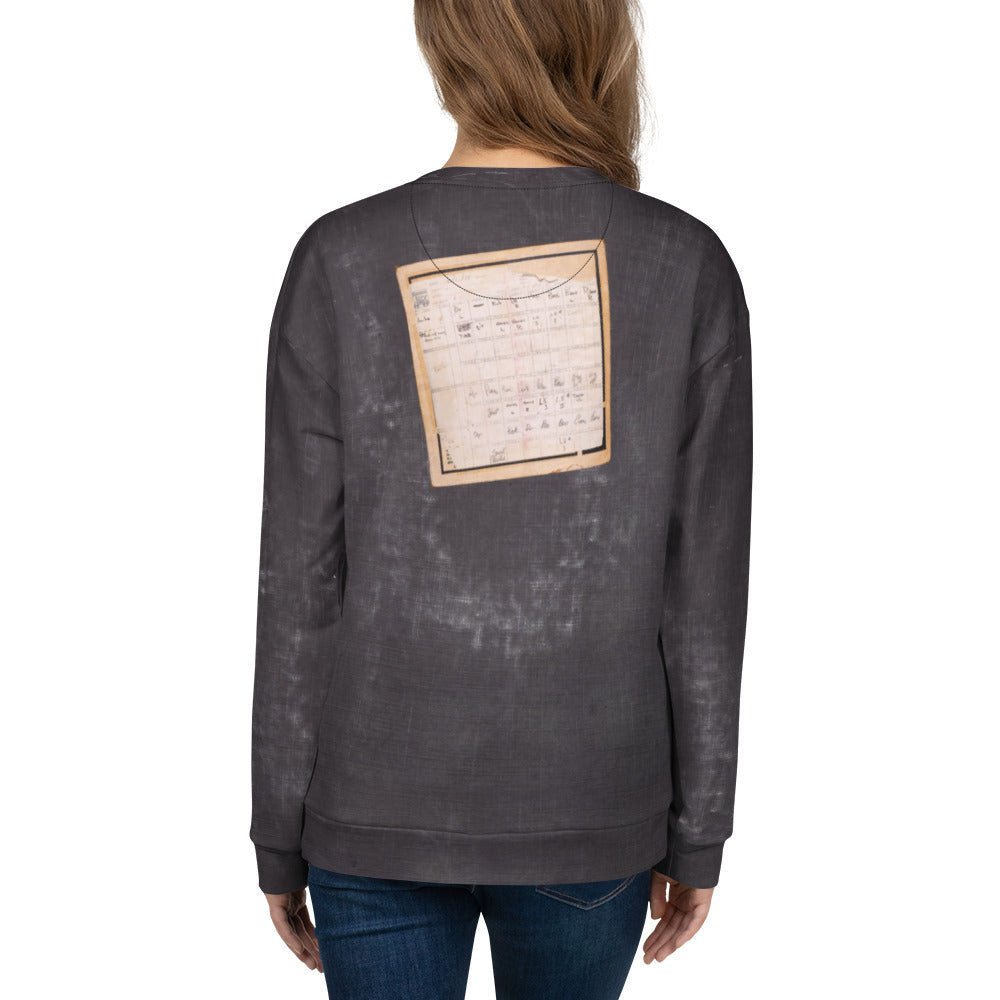 Sound City Track Sheet Unisex Sweatshirt - Retroactv Merch Inc.