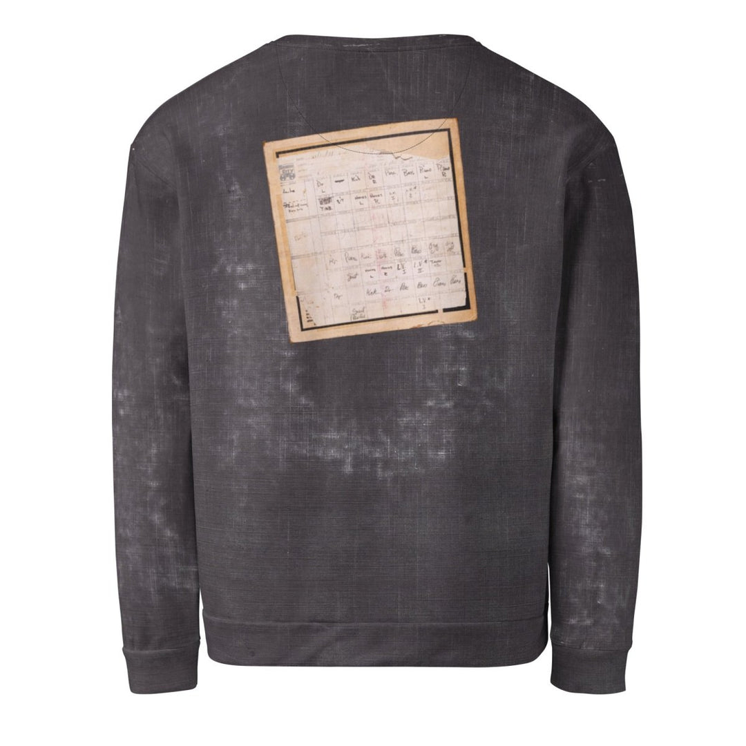 Sound City Track Sheet Unisex Sweatshirt - Retroactv Merch Inc.