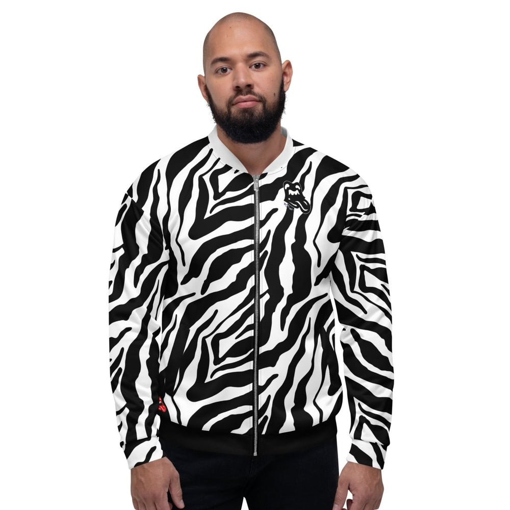 Animal Skin Unisex Bomber Jacket - Retroactv Merch Inc.