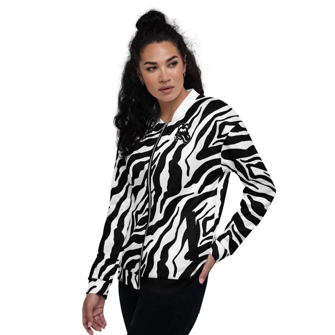Animal Skin Unisex Bomber Jacket - Retroactv Merch Inc.