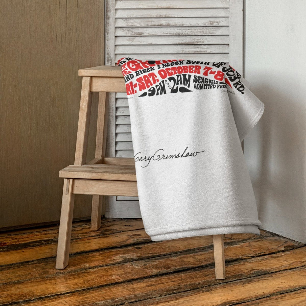 Gary Grimshaw Seagull Towel - Retroactv Merch Inc.