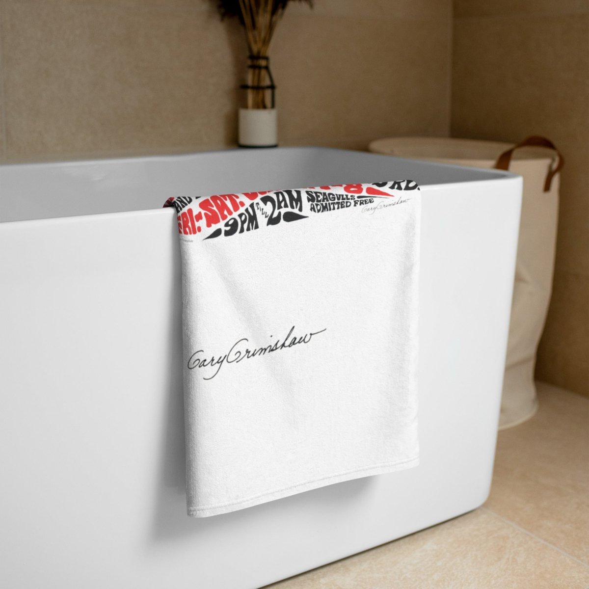 Gary Grimshaw Seagull Towel - Retroactv Merch Inc.