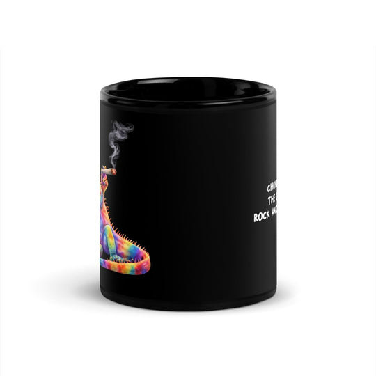 Big Steve Chonga Bonga w Joint Black Glossy Mug - Retroactv Merch Inc.