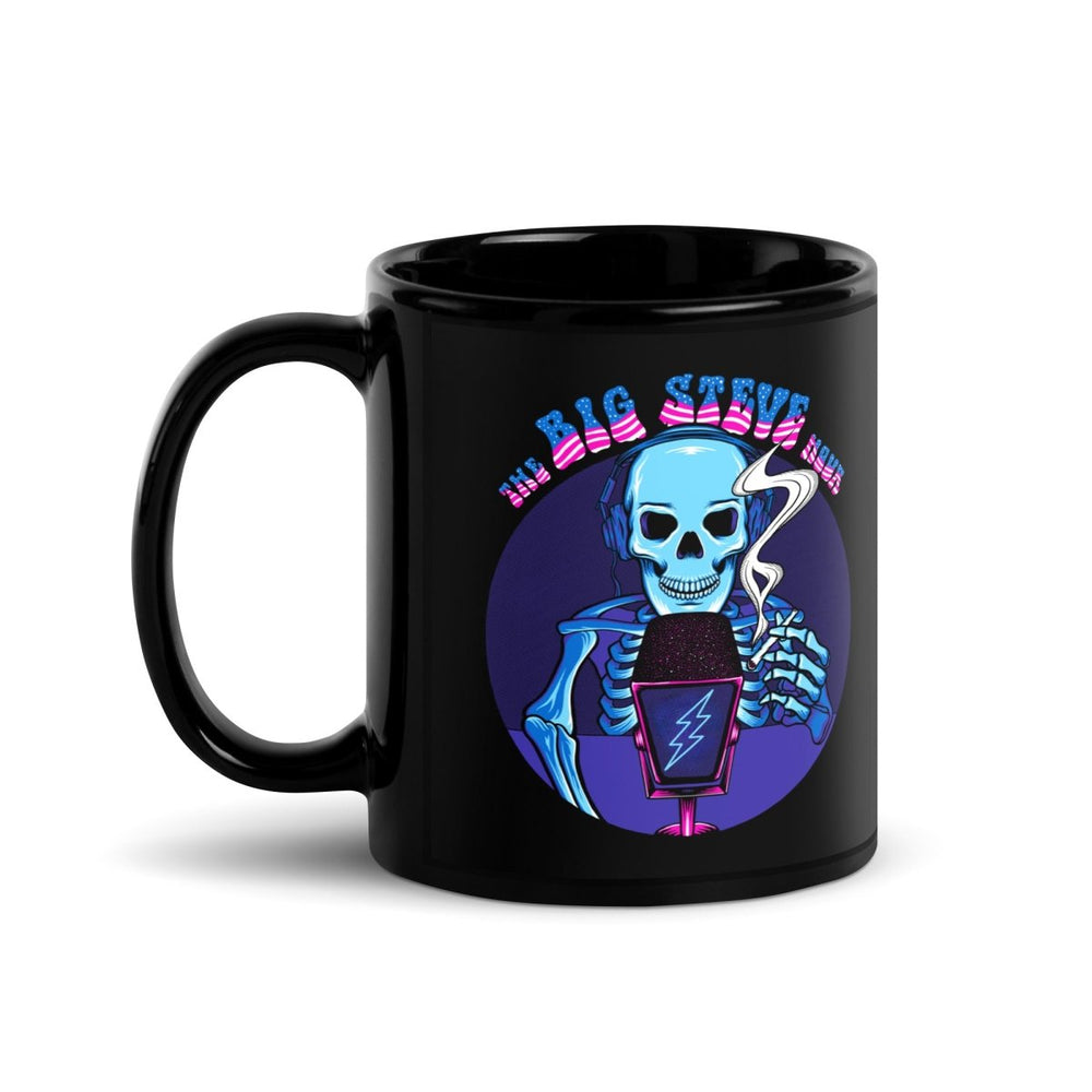 The Big Steve Hour Black Glossy Mug - Retroactv Merch Inc.
