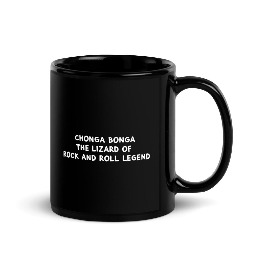 Big Steve Chonga Bonga w Guitar Black Glossy Mug - Retroactv Merch Inc.