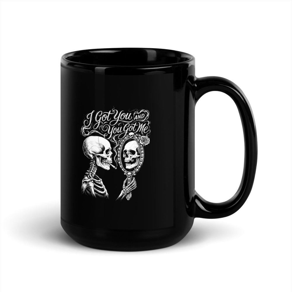 Big Steve Parish I Got You and You Got Me Signature Black Glossy Mug - Retroactv Merch Inc.