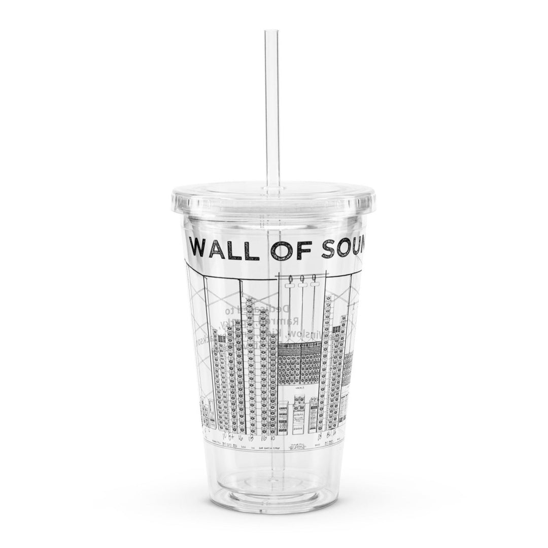 Big Steve Wall of Sound Clear Plastic Tumbler - Retroactv Merch Inc.