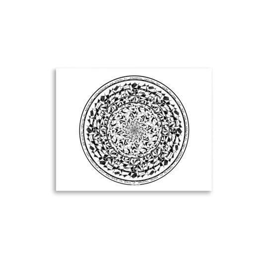Dick Boak Wheel Of Balance Poster - Retroactv Merch Inc.